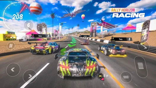 تحميل لعبة Rally Horizon مهكرة Apk للاندرويد والايفون 2025 اخر اصدار مجانا