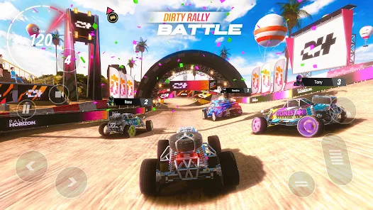 تحميل لعبة Rally Horizon مهكرة Apk للاندرويد والايفون 2025 اخر اصدار مجانا