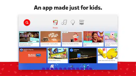 تحميل تطبيق يوتيوب كيدز YouTube Kids مهكر Apk للاندرويد والايفون 2025 اخر اصدار مجانا