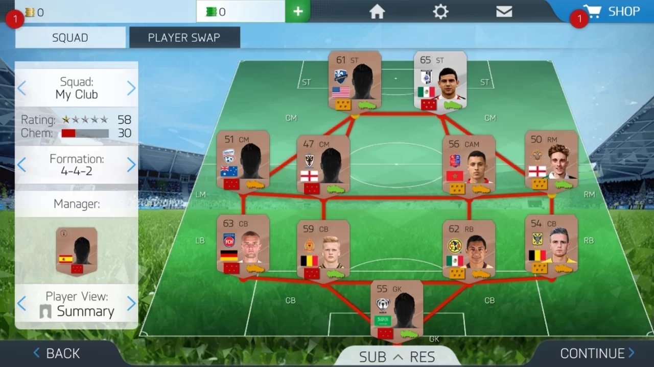 تحميل فيفا 16 مود بيس 23 بدون نت الملوك FIFA 16 Ultimate Team Apk للاندرويد اخر اصدار مجانا