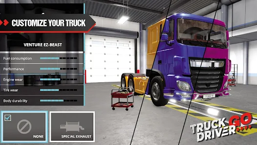 تحميل لعبة Truck Driver GO مهكرة Apk للاندرويد والايفون 2025 اخر اصدار مجانا