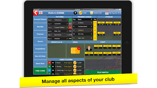 تحميل لعبة Soccer Tycoon: Football مهكرة للاندرويد والايفون 2025 اخر اصدار مجانا