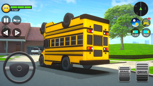 تحميل لعبة School Bus Simulator Driving مهكرة للاندرويد والايفون 2025 اخر اصدار مجانا