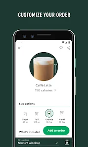 تحميل تطبيق ستاربكس Starbucks للاندرويد والايفون 2025 اخر اصدار مجانا