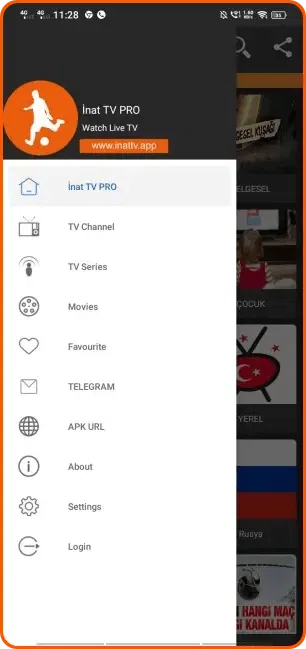 تحميل تطبيق Inat TV Pro مشاهدة القنوات والمباريات بث مباشر للاندرويد 2025 اخر اصدار مجانا