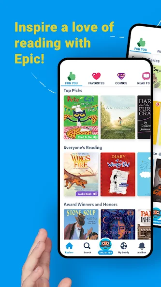 تحميل برنامج Epic: Kids' Books مهكر Apk للاندرويد والايفون 2025 اخر اصدار مجانا