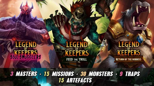 تحميل لعبة Legend of Keepers مهكرة للاندرويد والايفون 2025 اخر اصدار مجانا