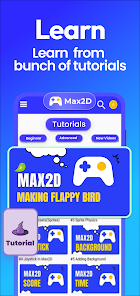 تحميل برنامج Max2D مهكر Apk لتصميم الالعاب للاندرويد 2025 اخر اصدار مجانا