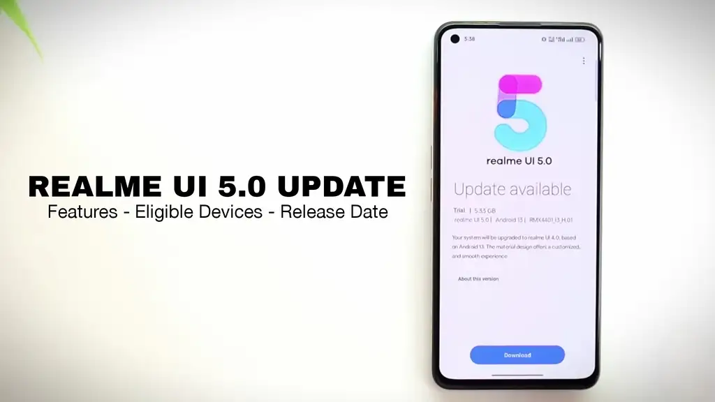 تحديث Realme UI 5