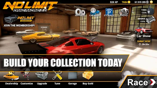 تحميل لعبة No Limit Drag Racing 2 مهكرة Apk للاندرويد والايفون 2025 اخر اصدار مجانا