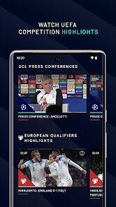 تحميل تطبيق UEFA TV Apk لمشاهدة دوري أبطال اوروبا والبطولات الأوروبية للاندرويد والايفون 2025 اخر اصدار مجانا