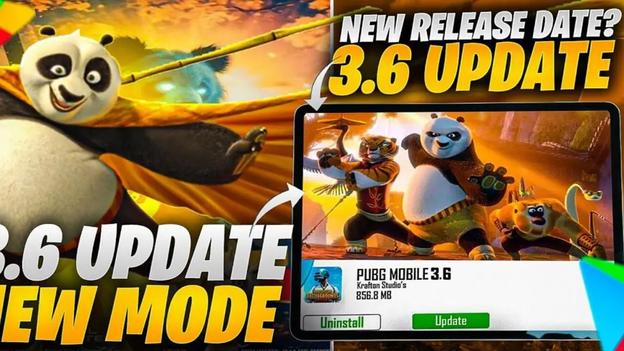 تنزيل تحديث ببجي موبايل 3.6 Apk + Obb التحديث الجديد 2025 "مود الباندا " اخر اصدار Panda PUBG Update 3.6