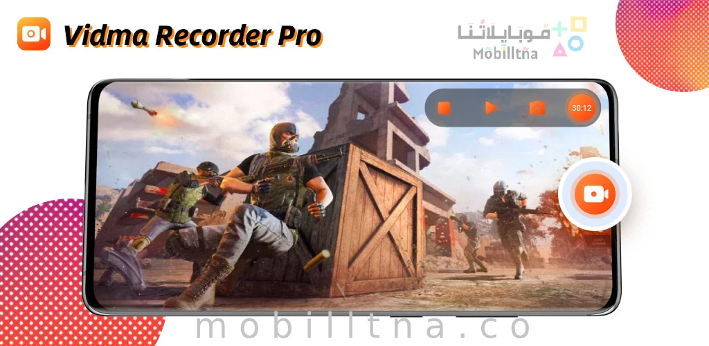 تحميل برنامج مسجل الشاشة Vidma Recorder مهكر Apk للاندرويد والايفون 2025 اخر اصدار مجانا