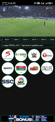 تحميل تطبيق CricFy TV مهكر Apk لمشاهدة القنوات والمباريات للاندرويد 2025 اخر اصدار مجانا