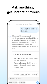 تحميل تطبيق ديب سيك DeepSeek مهكر Apk الصيني للذكاء الاصطناعي للاندرويد والايفون 2025 اخر اصدار مجانا